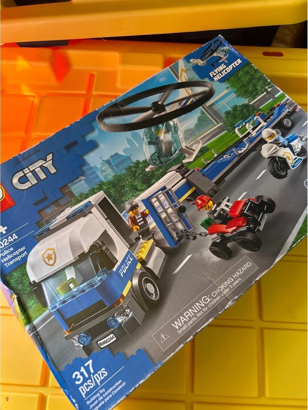 LEGO City Police Helicopter Transport Set 60344 - 317 Pieces